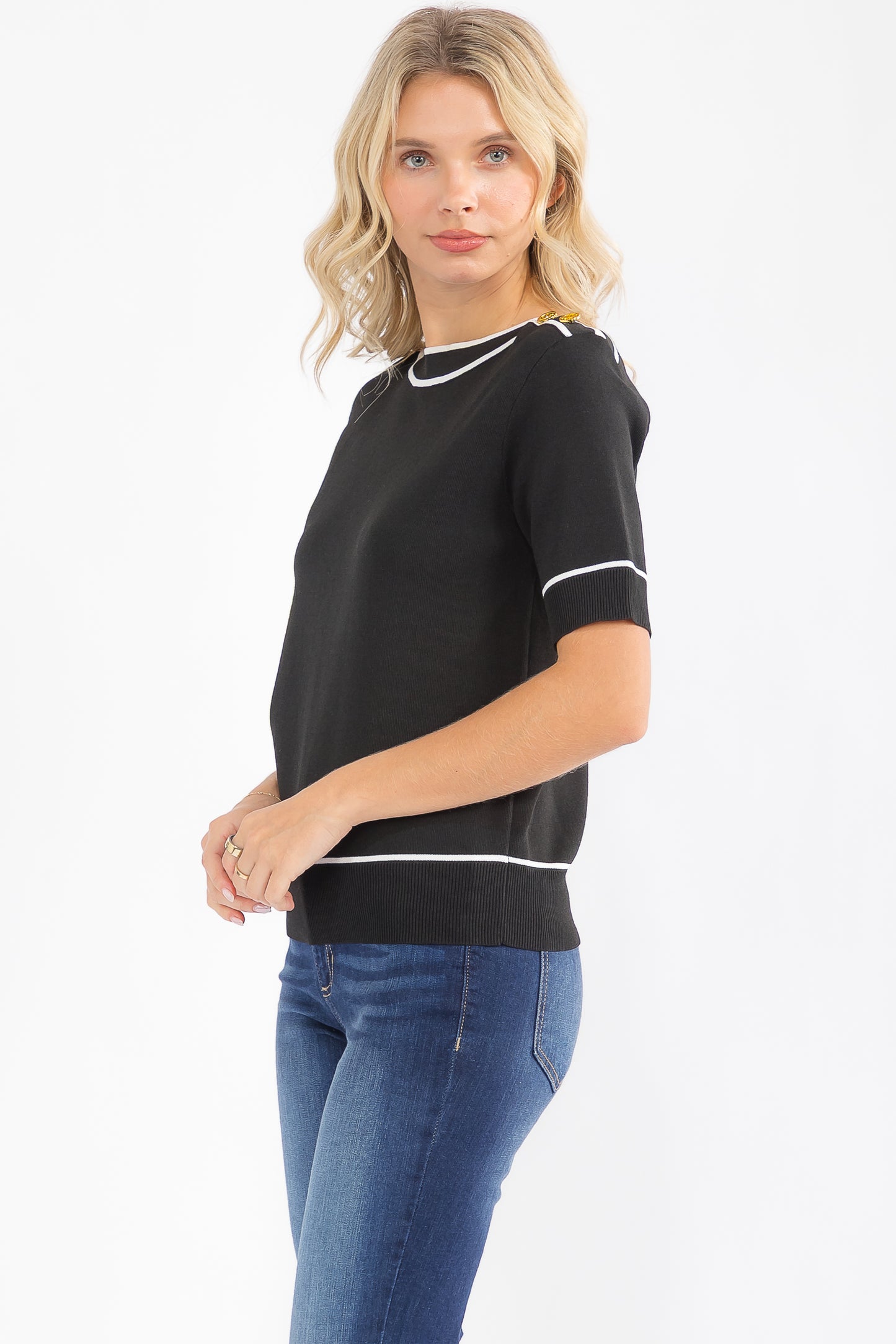 Thalia Modern Sweater Top