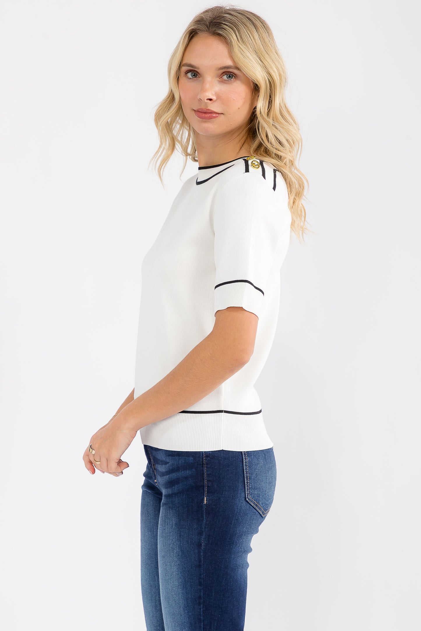 Thalia Modern Sweater Top