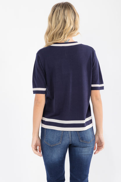 Mira Mariner Sweater Top