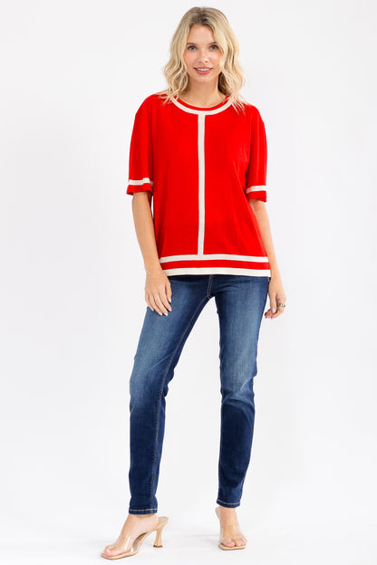 Mira Mariner Sweater Top