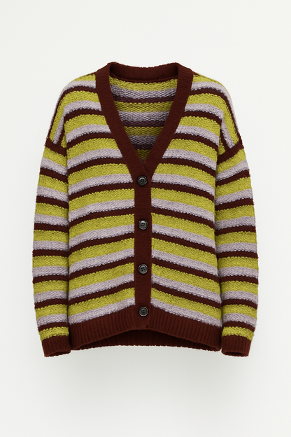 Sunny Golden Glow Knit Cardigan Sweater