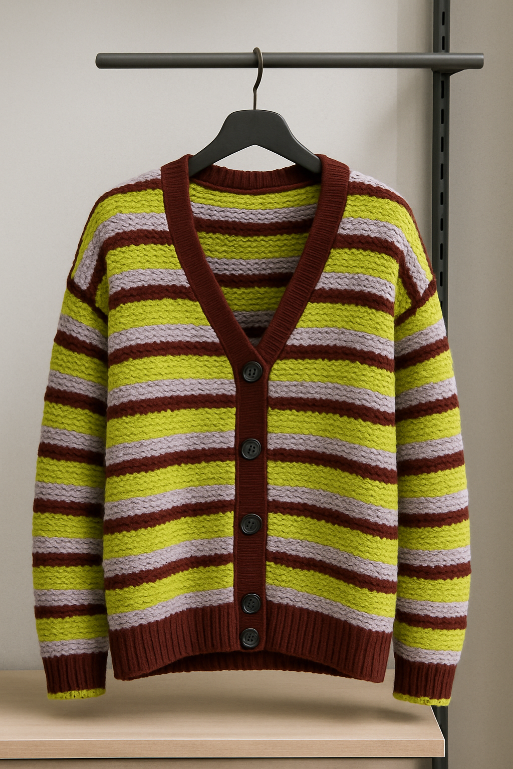 Sunny Golden Glow Knit Cardigan Sweater