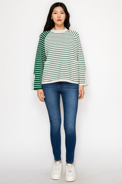 Layla Stripped Sweater Top