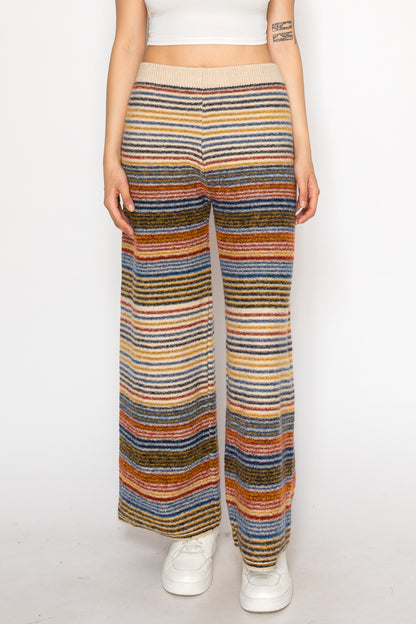 Joy Bohemian Stripe Knit Pants