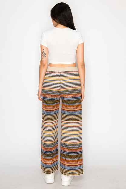 Joy Bohemian Stripe Knit Pants