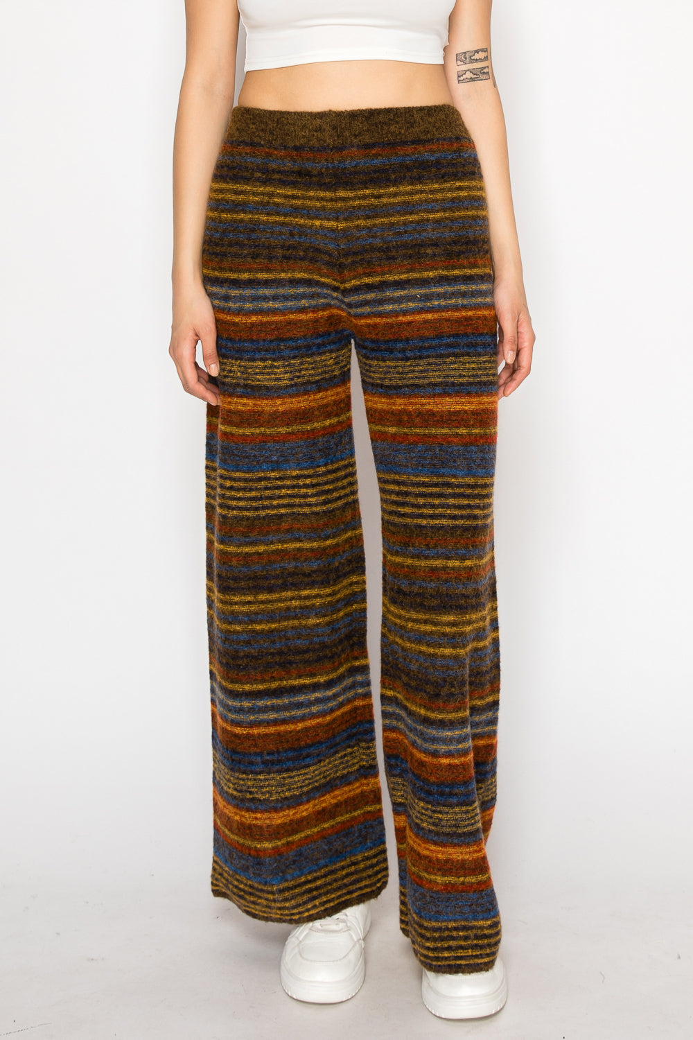 Joy Bohemian Stripe Knit Pants
