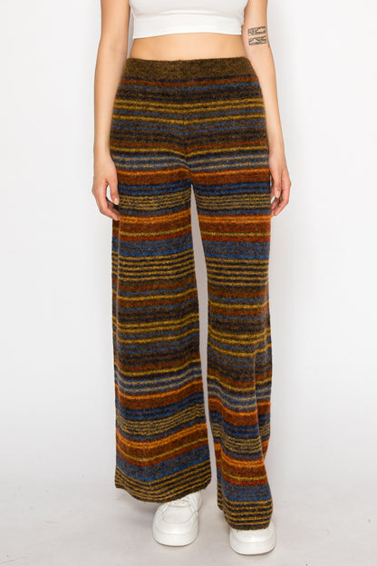 Joy Bohemian Stripe Knit Pants