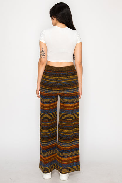 Joy Bohemian Stripe Knit Pants