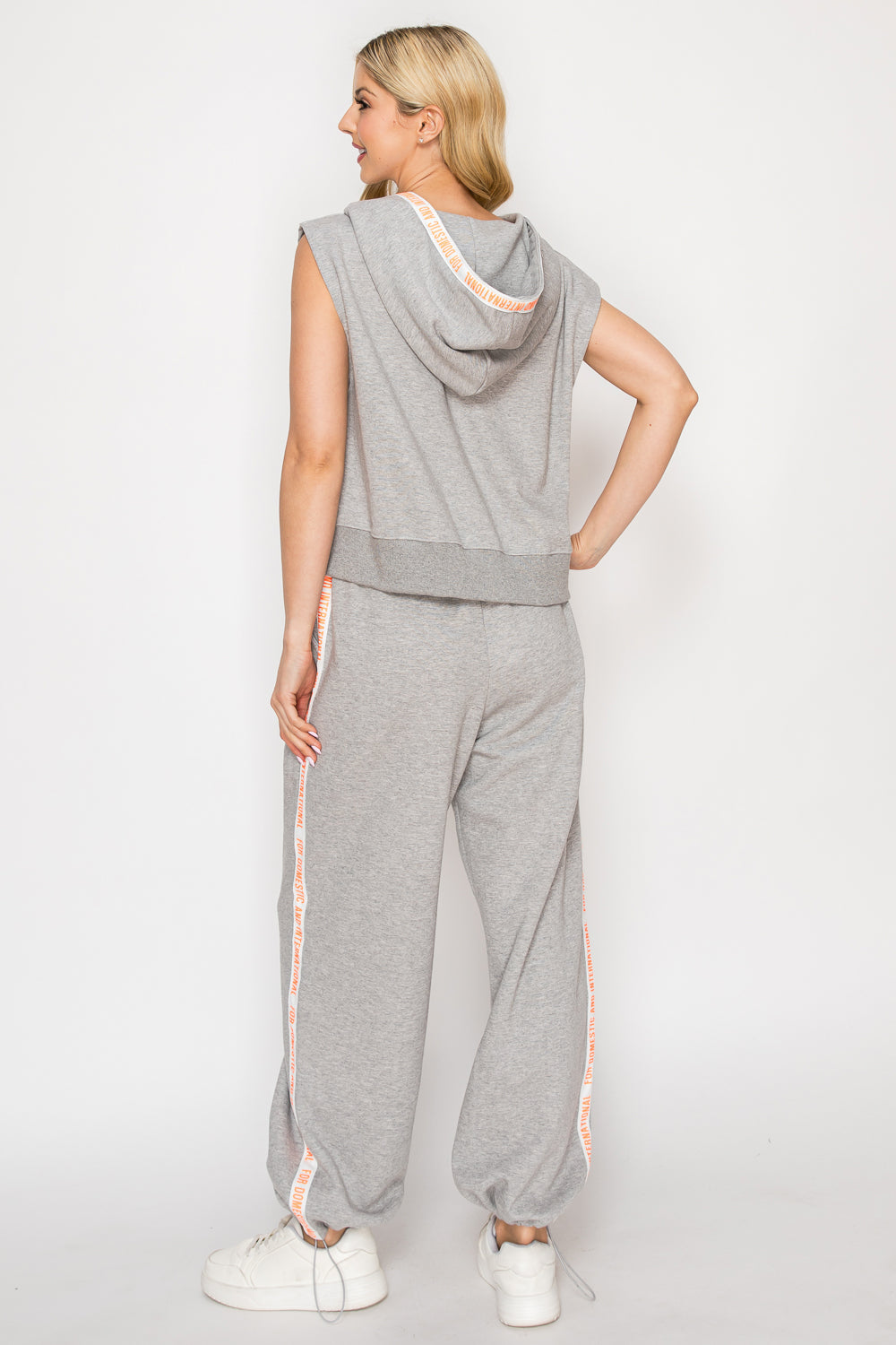 Ricky Sleeveless Hoodie Top