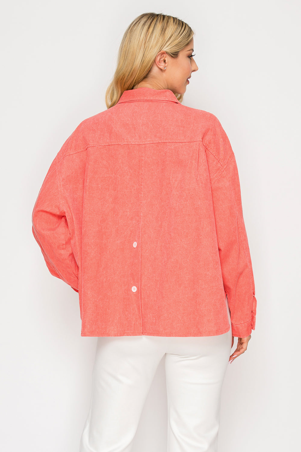 Pastel Dream Washed Woven Blouse Top