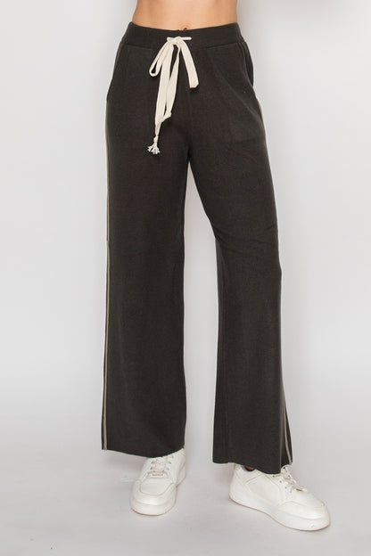 Yuri Athletic Side Stripe Jogger Pants