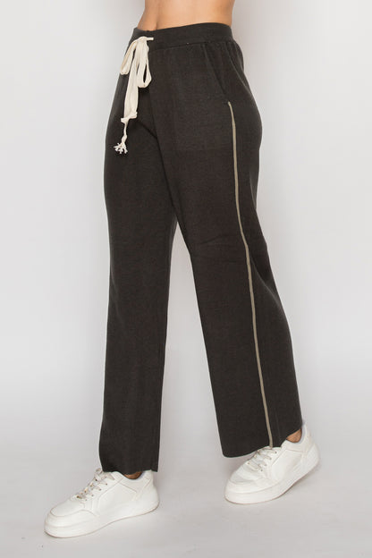 Yuri Athletic Side Stripe Jogger Pants
