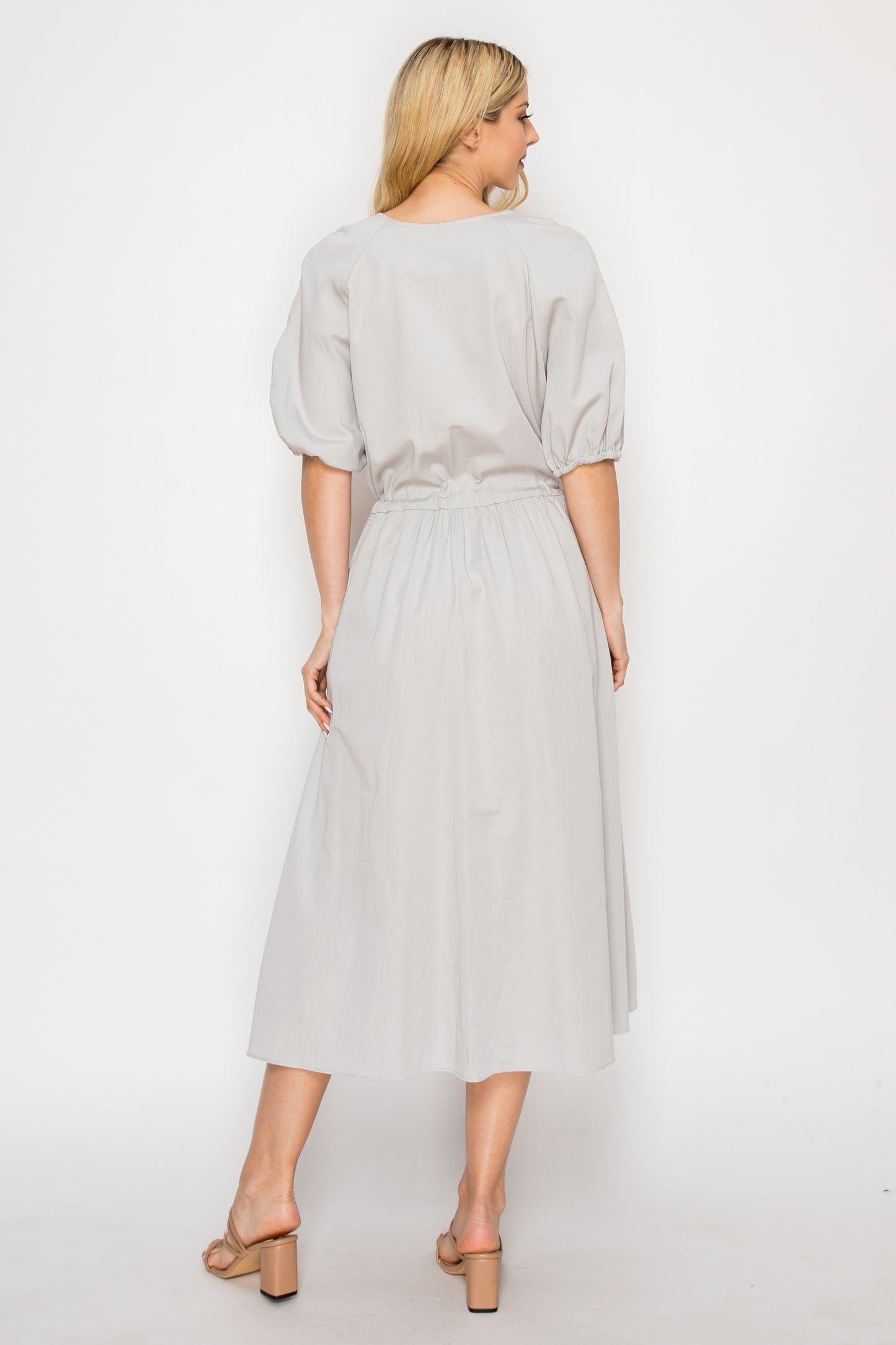 Esther Cinched Waist Woven Dress