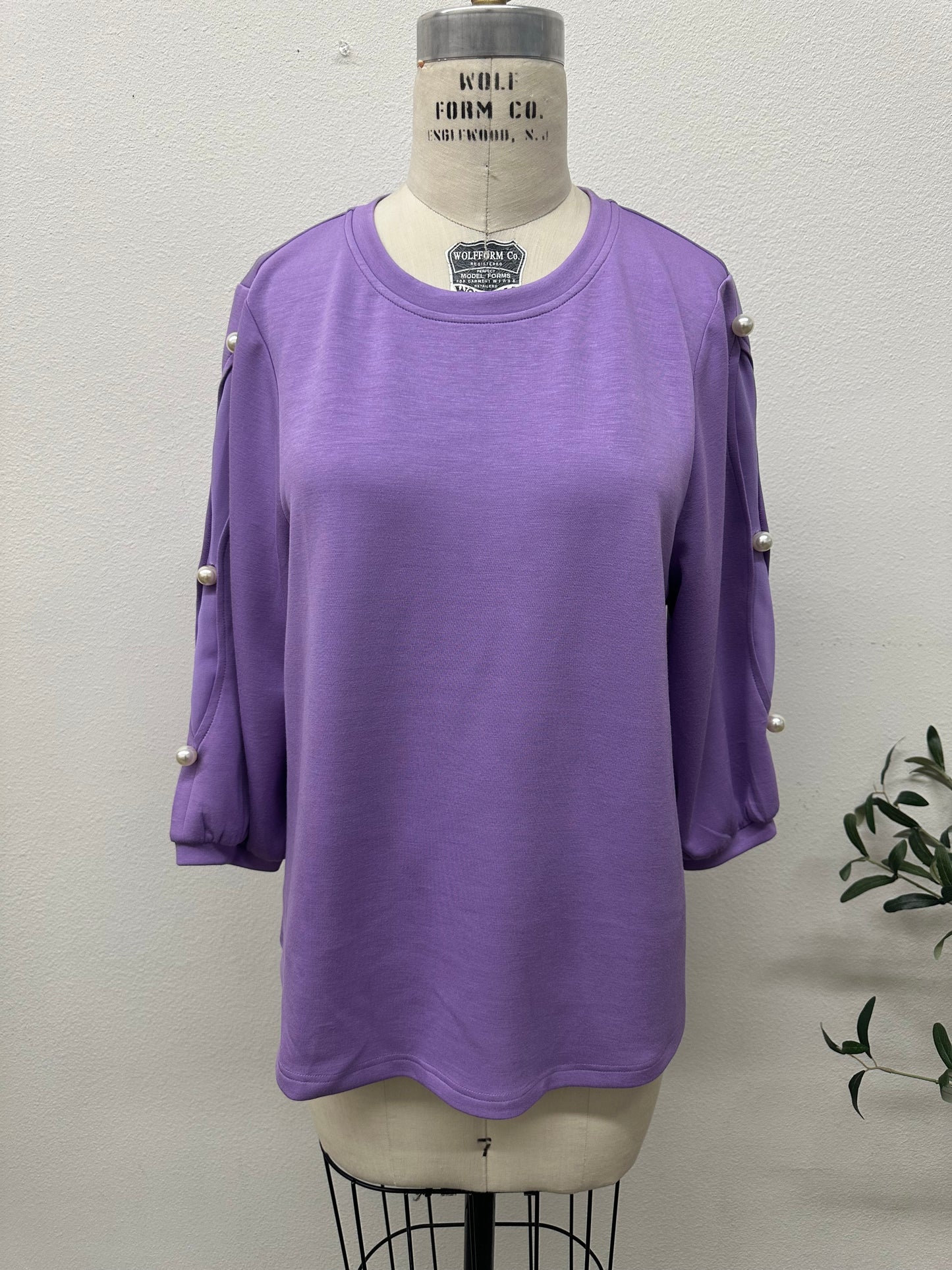 Aria Pearl-Trim Scuba Lounge Set (#KT51020 & KP61134)