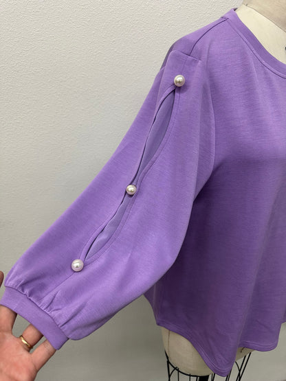 Aria Pearl-Trim Scuba Lounge Set (#KT51020 & KP61134)