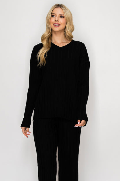 Ashley Cozy Contour Sweater Top