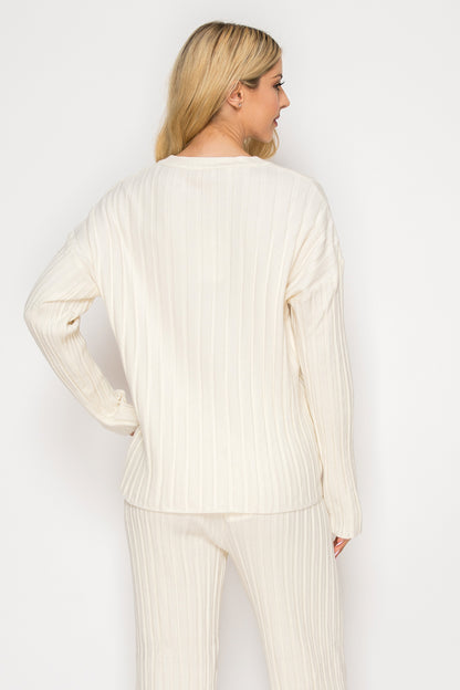 Ashley Cozy Contour Sweater Top