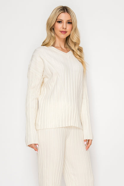 Ashley Cozy Contour Sweater Top