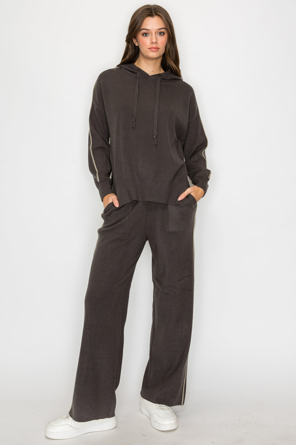 Yuri Athletic Side Stripe Jogger Pants